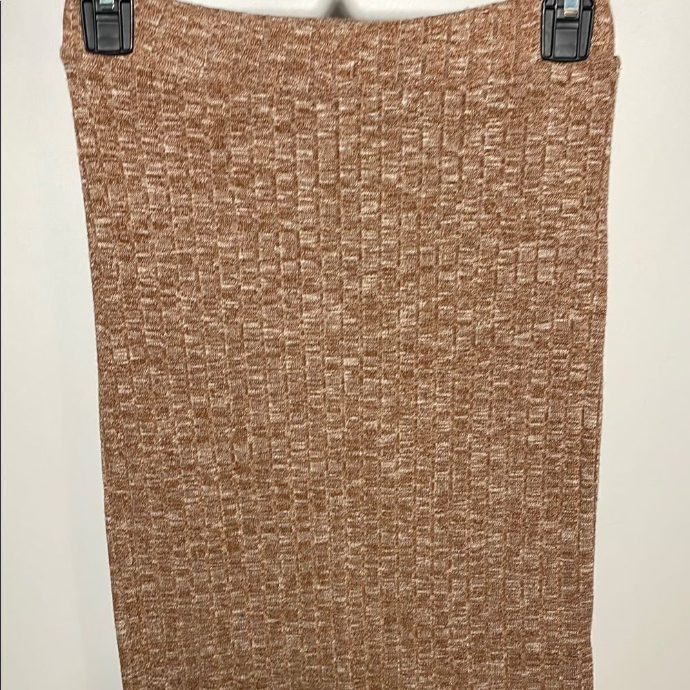 Forever 21 Tan Ribbed Maxi Skirt Casual - Picture 2 of 7